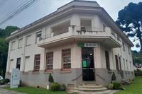 Antiga sede da caixa rural de Nova Petrópolis, atual Casa Cooperativa de Nova Petrópolis